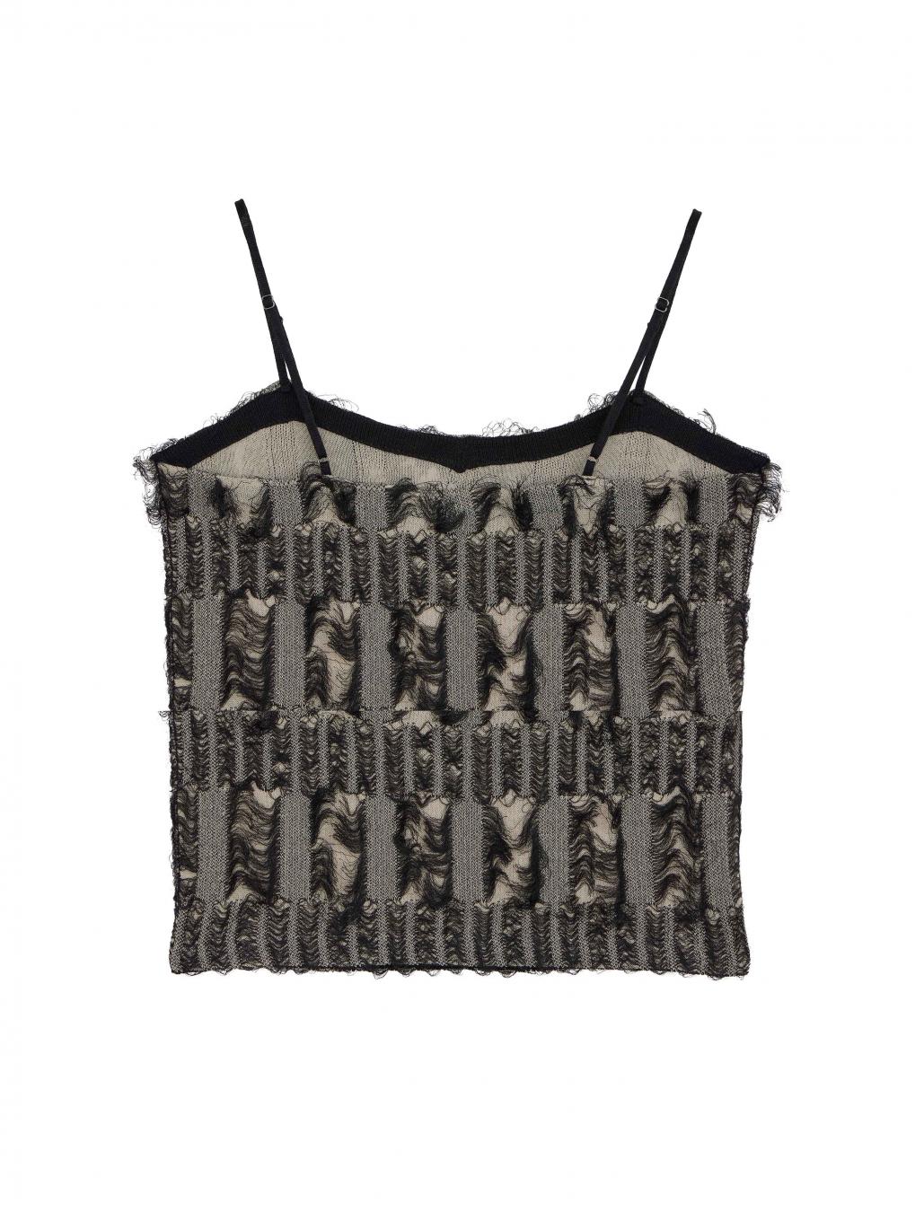 MANY WAY JACQUARD SHORT KNIT TOP