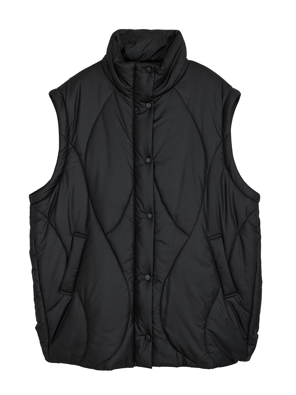 2WAY WAVE STITCH PADDED JACKET