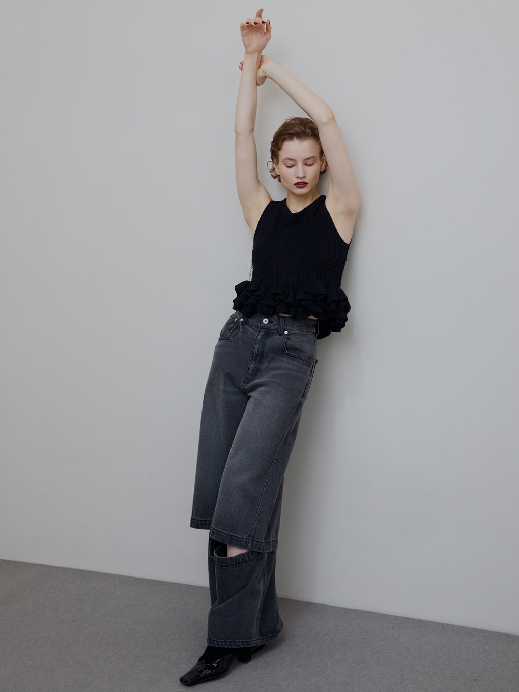 2WAY DETACHABLE DENIM PANTS