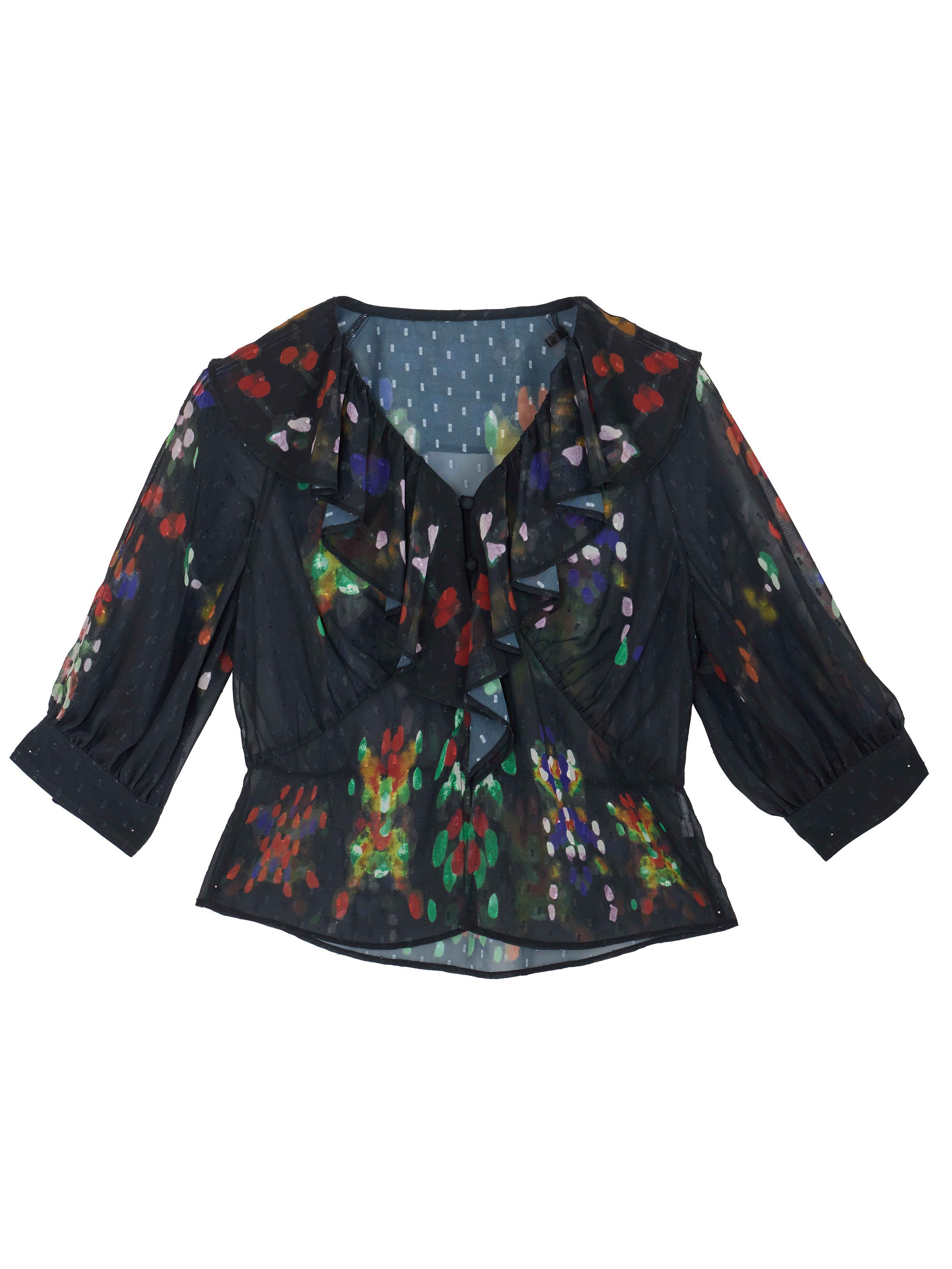 MEDI DECALCOMANIA CHIFFON BLOUSE
