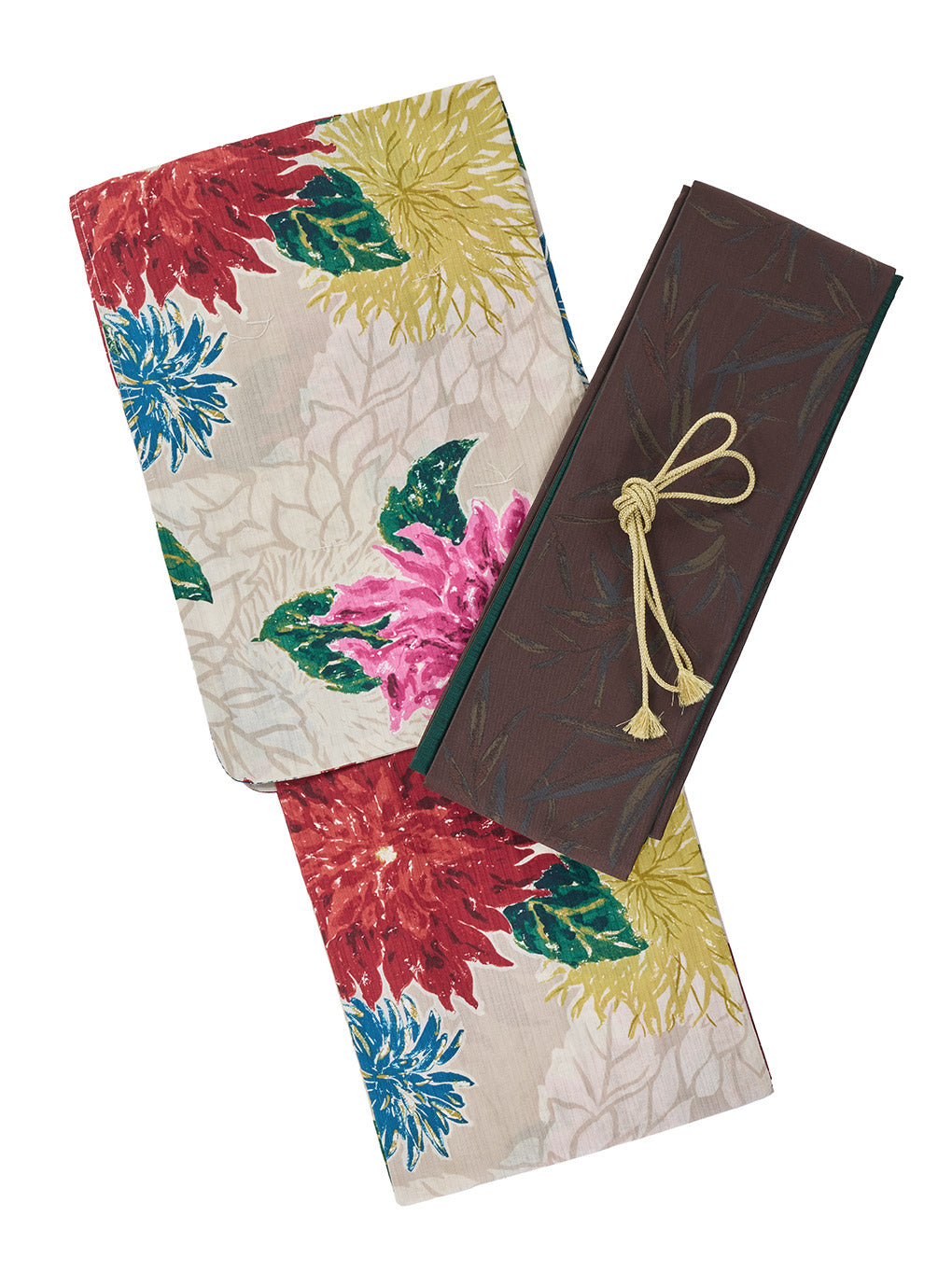 KEITAMARUYAMA × Ameri BEIGE FLOWER YUKATA