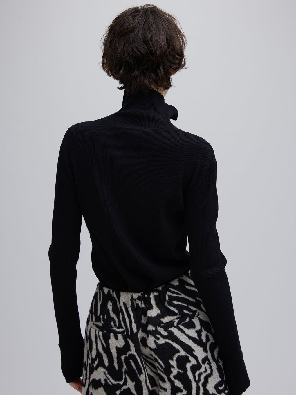 BEST TOUCH HALF ZIP KNIT TOP