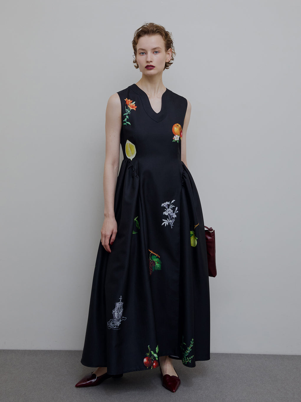 ELEANOR LINEN LIKE DRESS