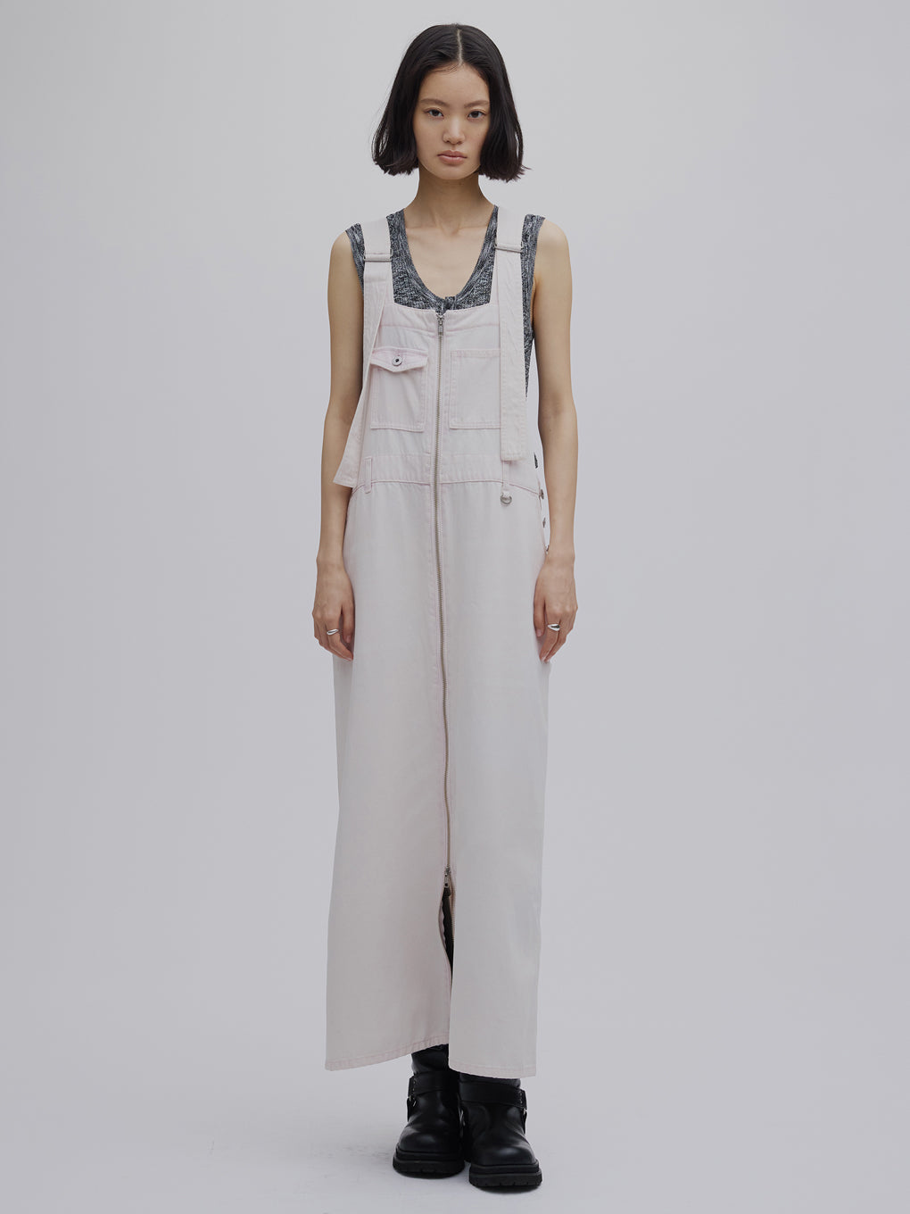 FUNCTION DENIM OVERALL DRESS