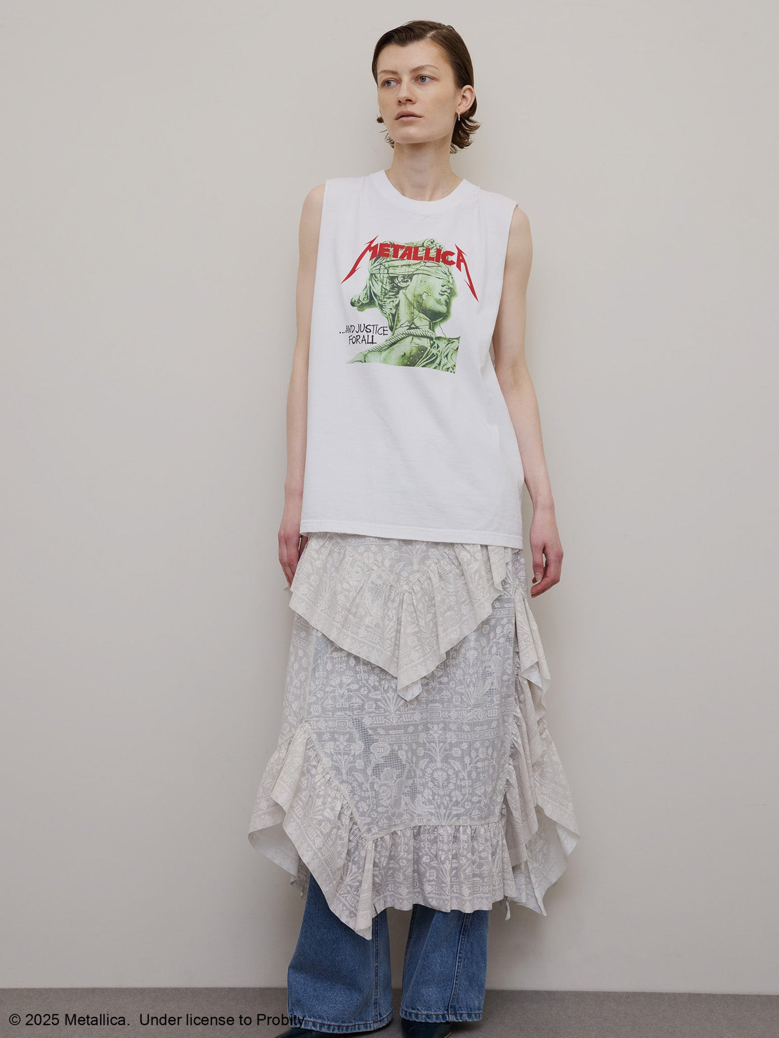MEDI METALLICA WHT NS TEE