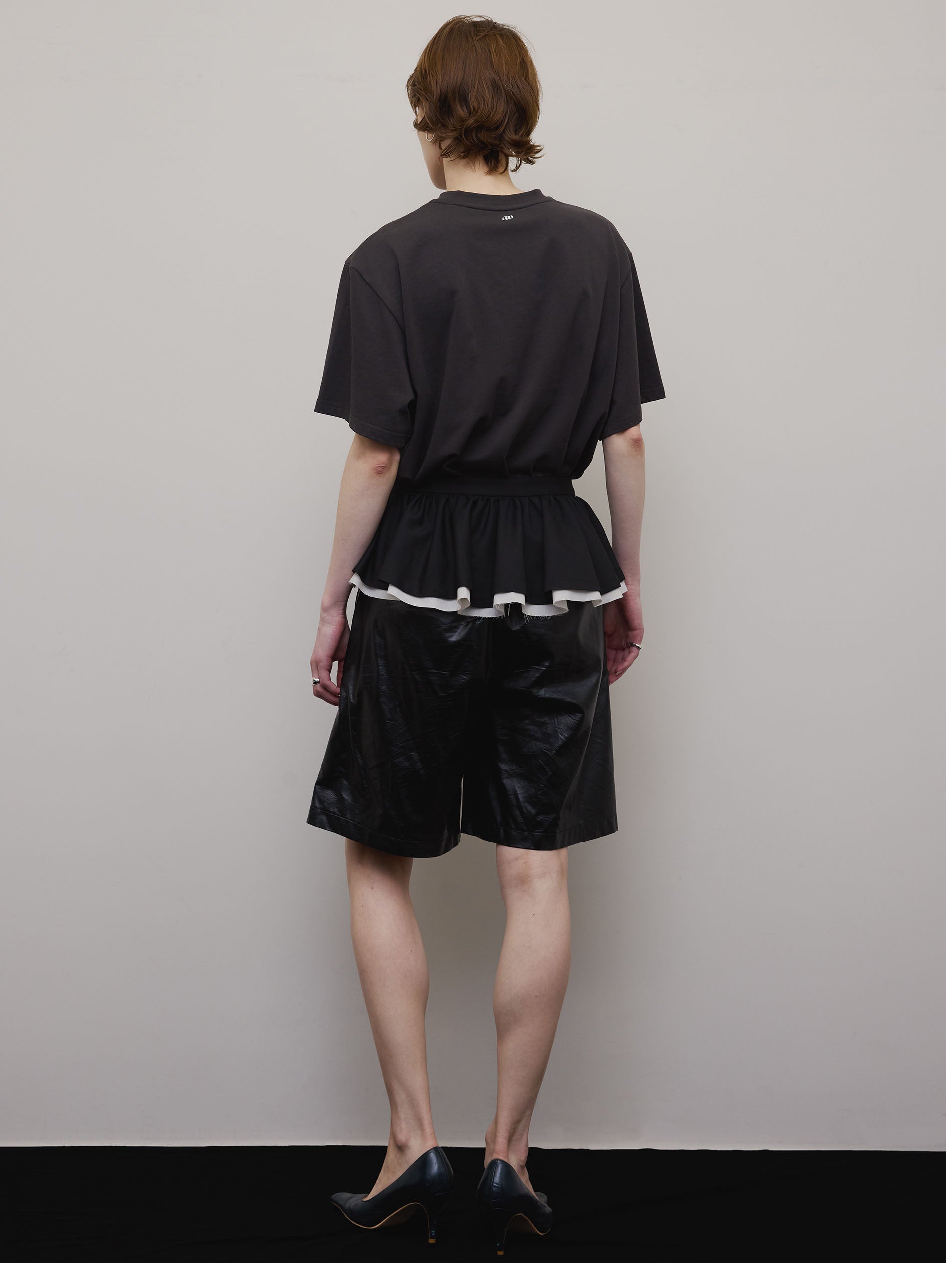 CROP FRAME OLIVER TEE
