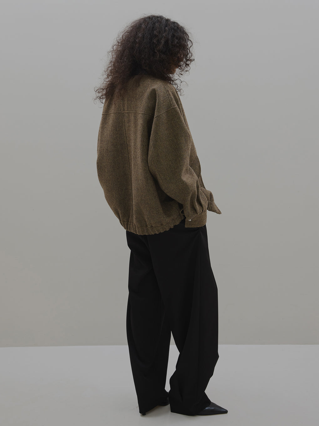 UND TWEED WORK DETAIL BLOUSON
