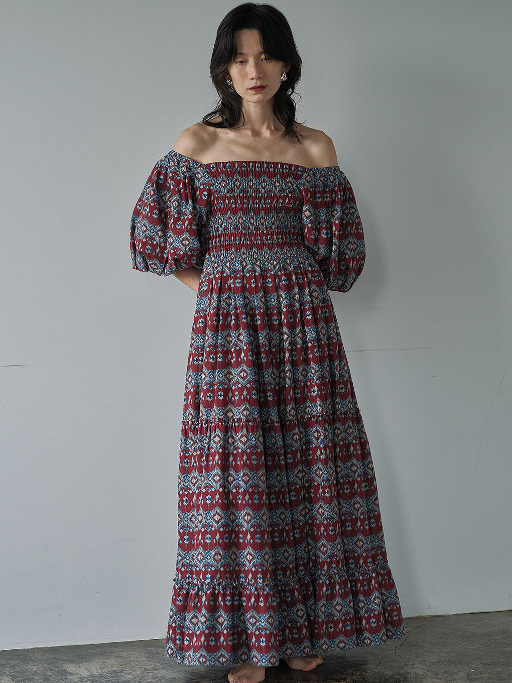 MEDI REBECCA OFF SHOULDER DRESS