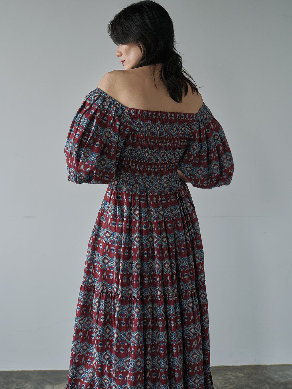 MEDI REBECCA OFF SHOULDER DRESS