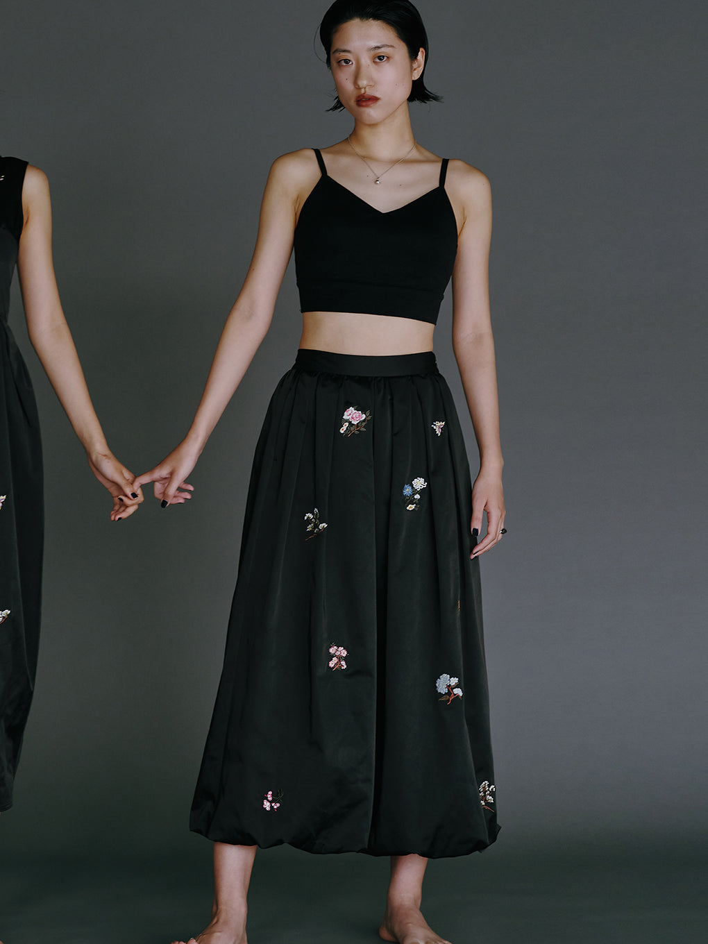 KEITAMARUYAMA × AMERI EMBROIDERY BALLOON SKIRT