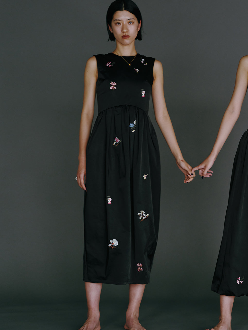 KEITAMARUYAMA × AMERI EMBROIDERY DRESS