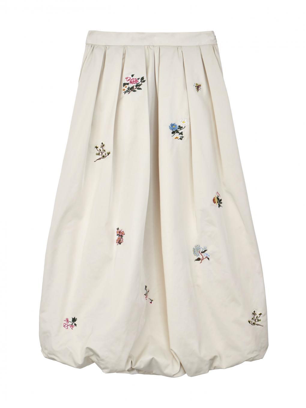 KEITAMARUYAMA × AMERI EMBROIDERY BALLOON SKIRT