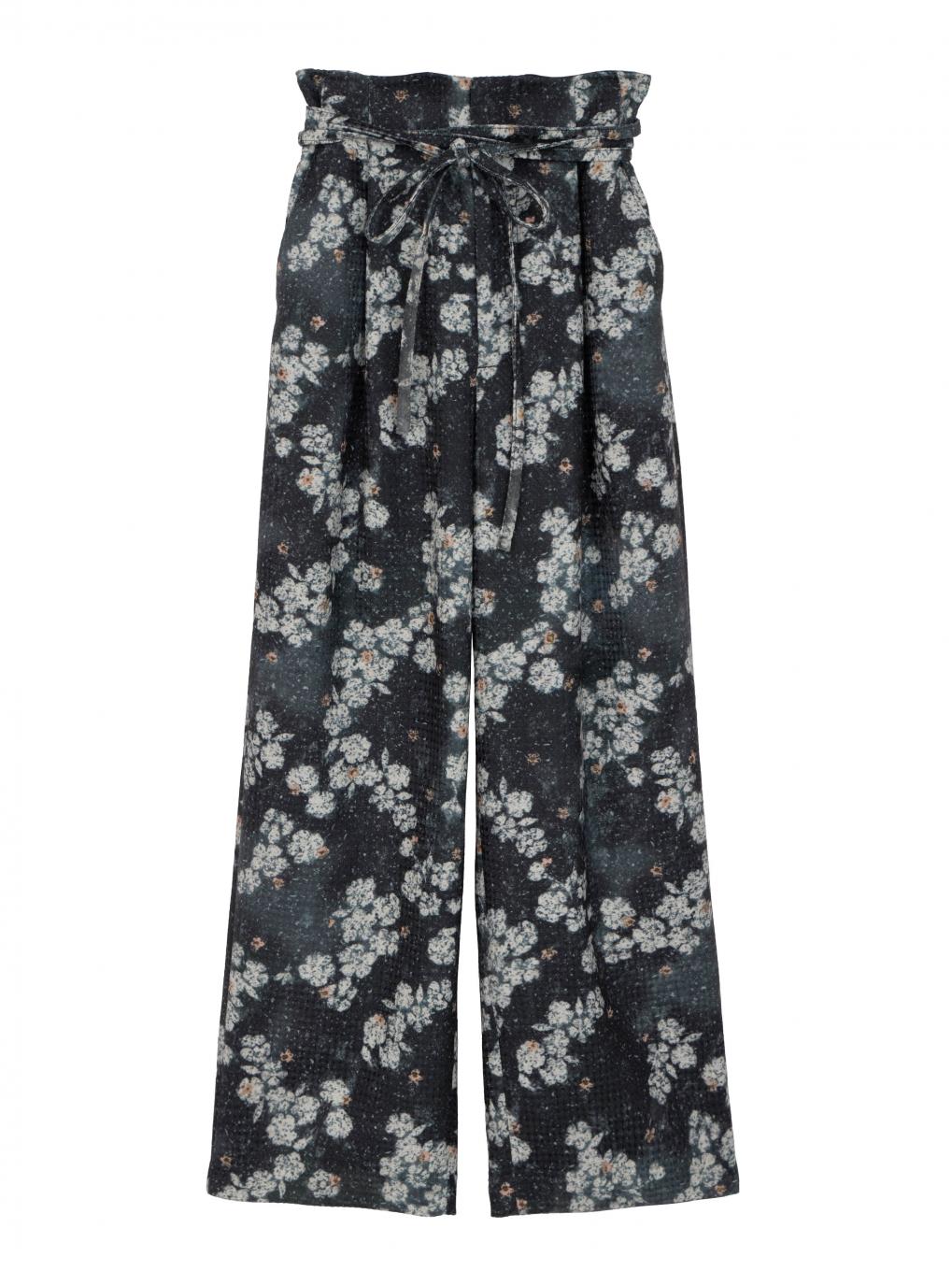 KEITAMARUYAMA × AMERI BLUR FLOWER PANTS