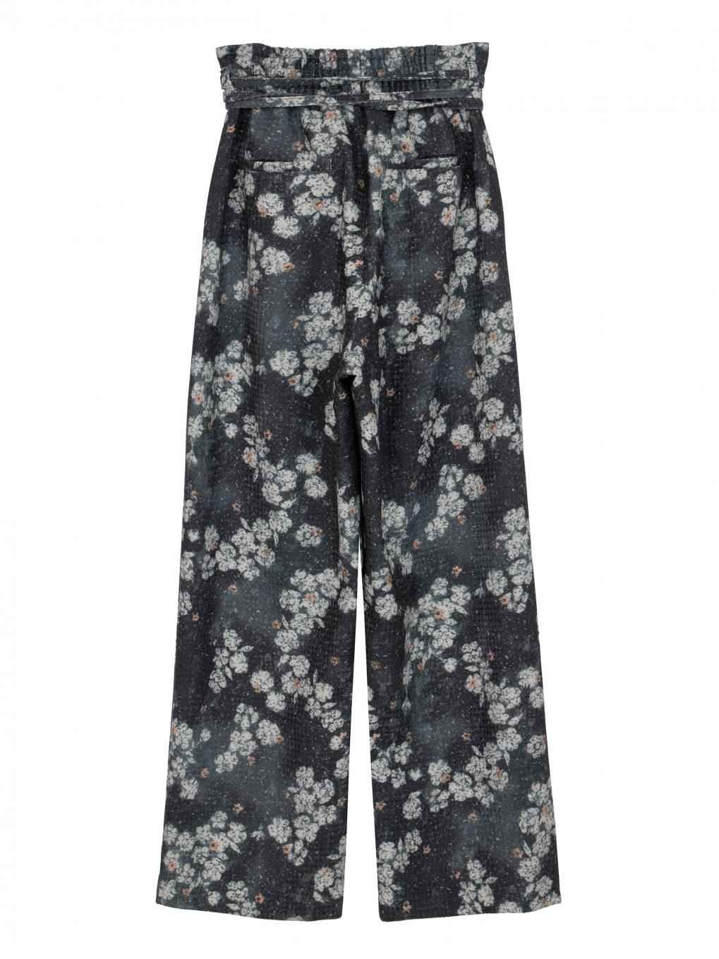 KEITAMARUYAMA × AMERI BLUR FLOWER PANTS