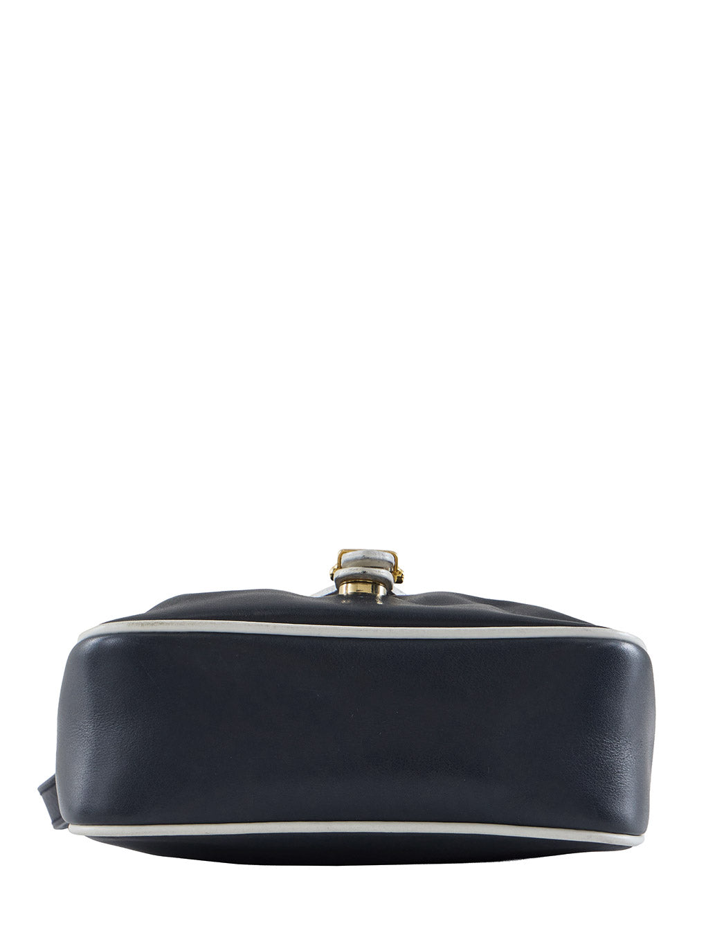 CELINE バイカラーレザーショルダーバッグ