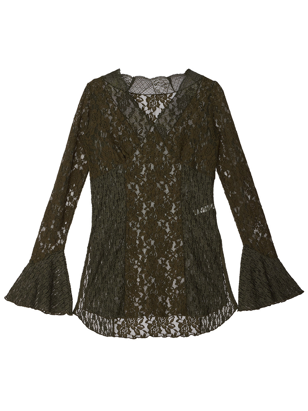 COMBINATION LACE TOP
