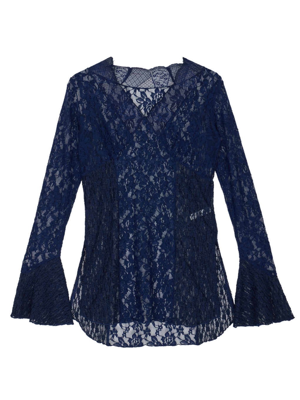 COMBINATION LACE TOP
