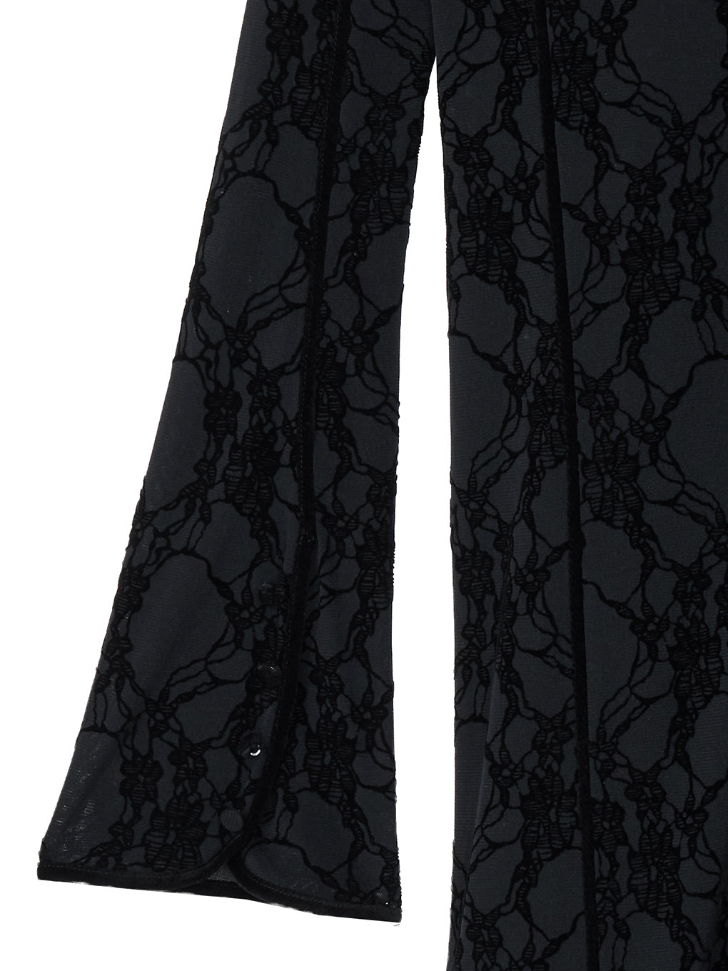 SHEER FLOCKY MERMAID DRESS