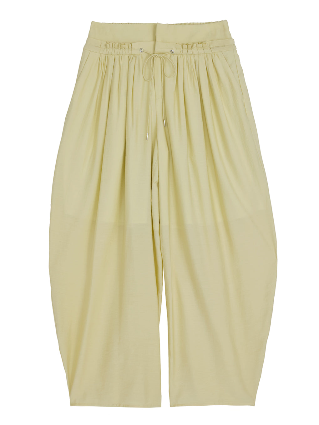 VOLUME BARREL SHEER PANTS