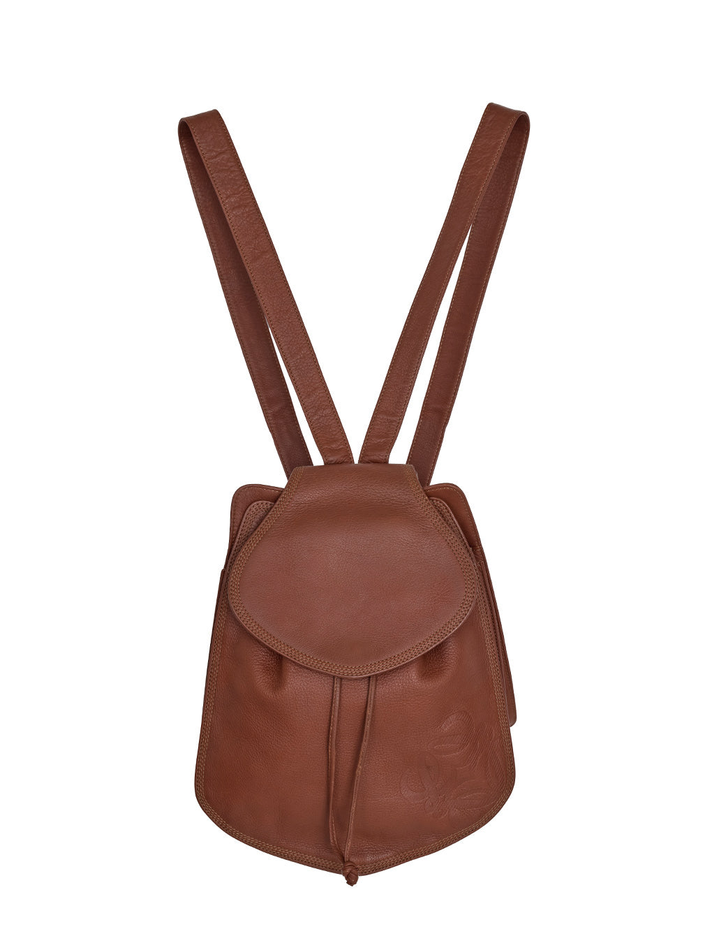 LOEWEアナグラムナッパレザーフラップバッグ