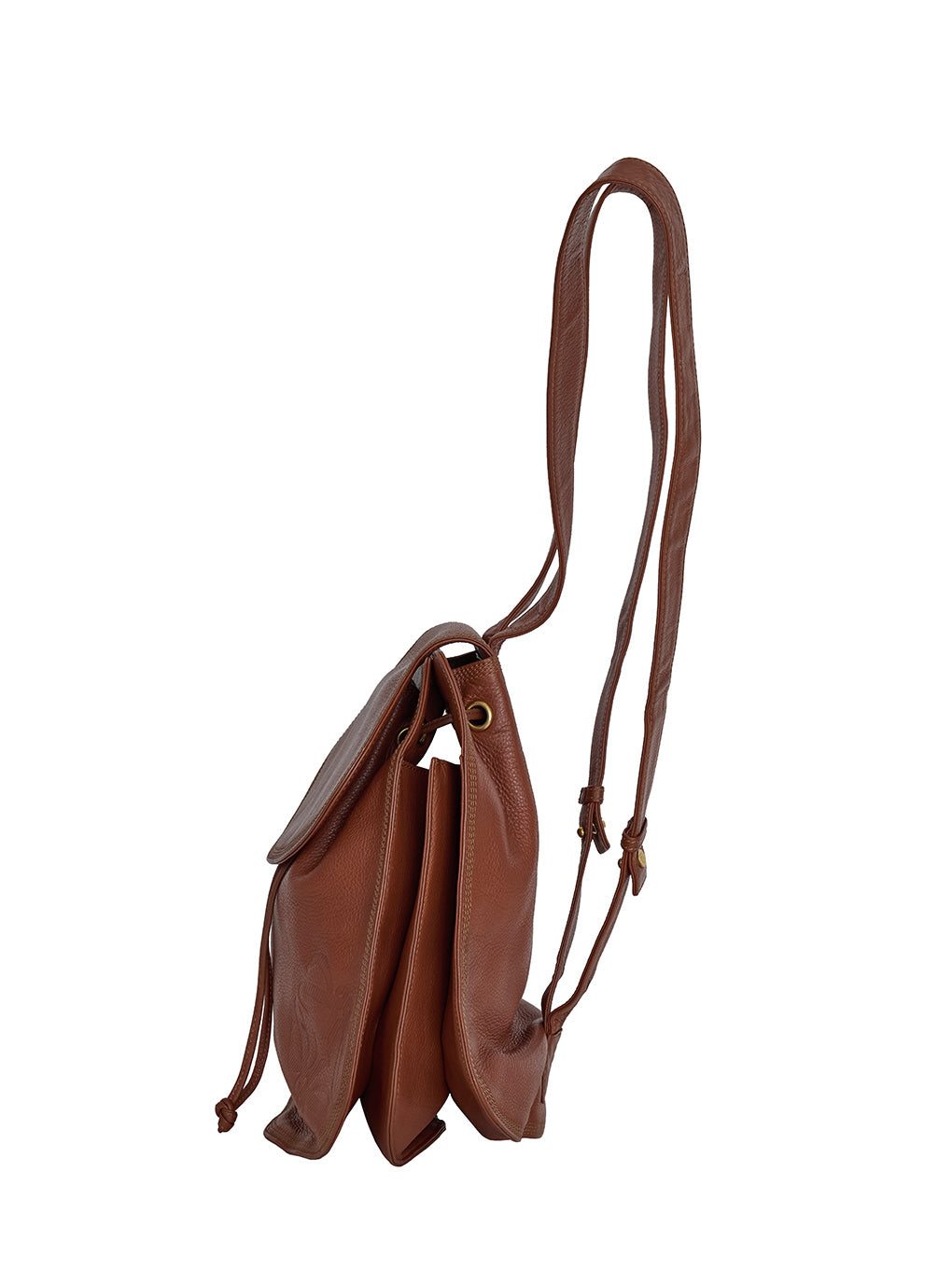 LOEWEアナグラムナッパレザーフラップバッグ