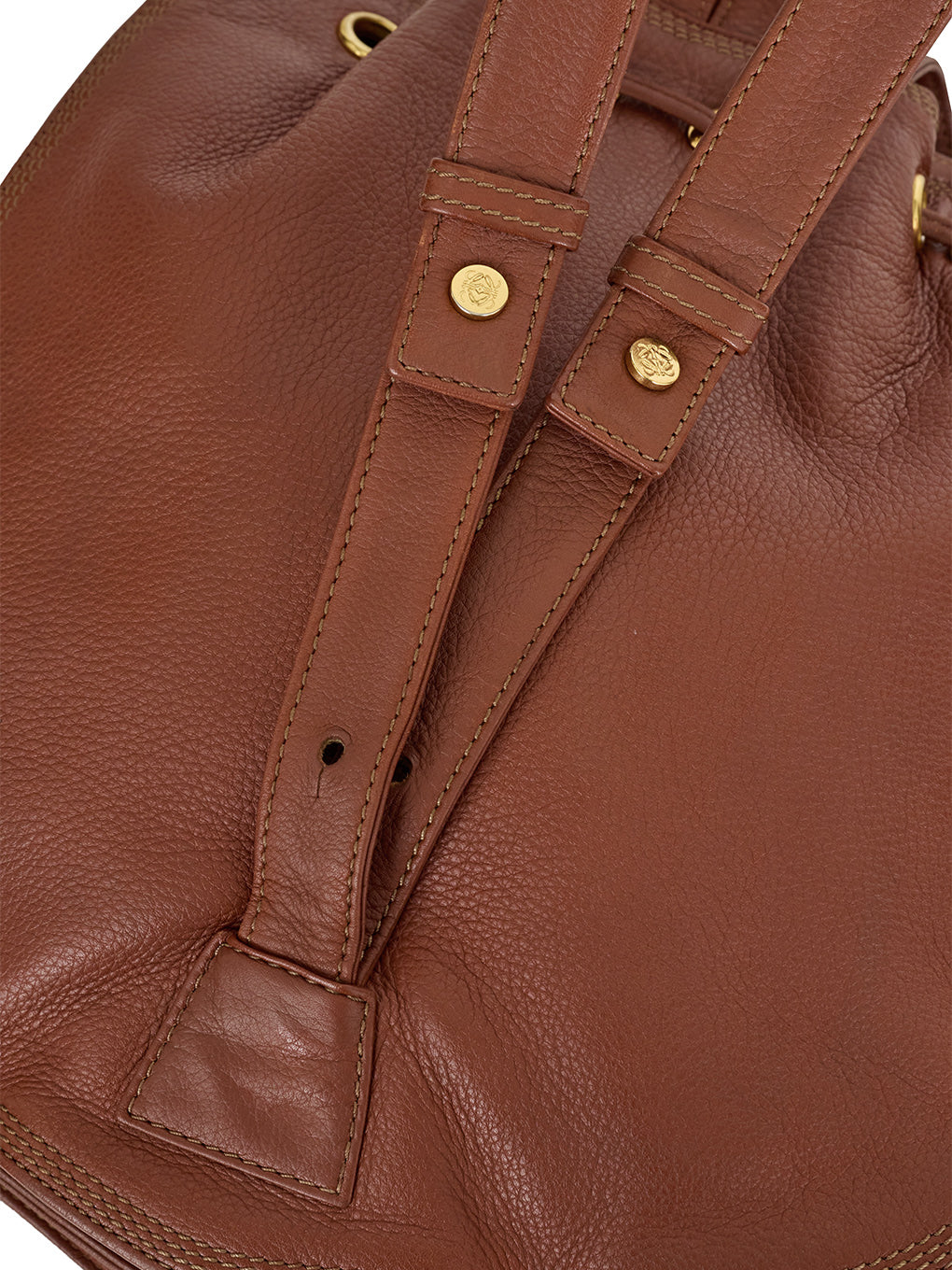 LOEWEアナグラムナッパレザーフラップバッグ
