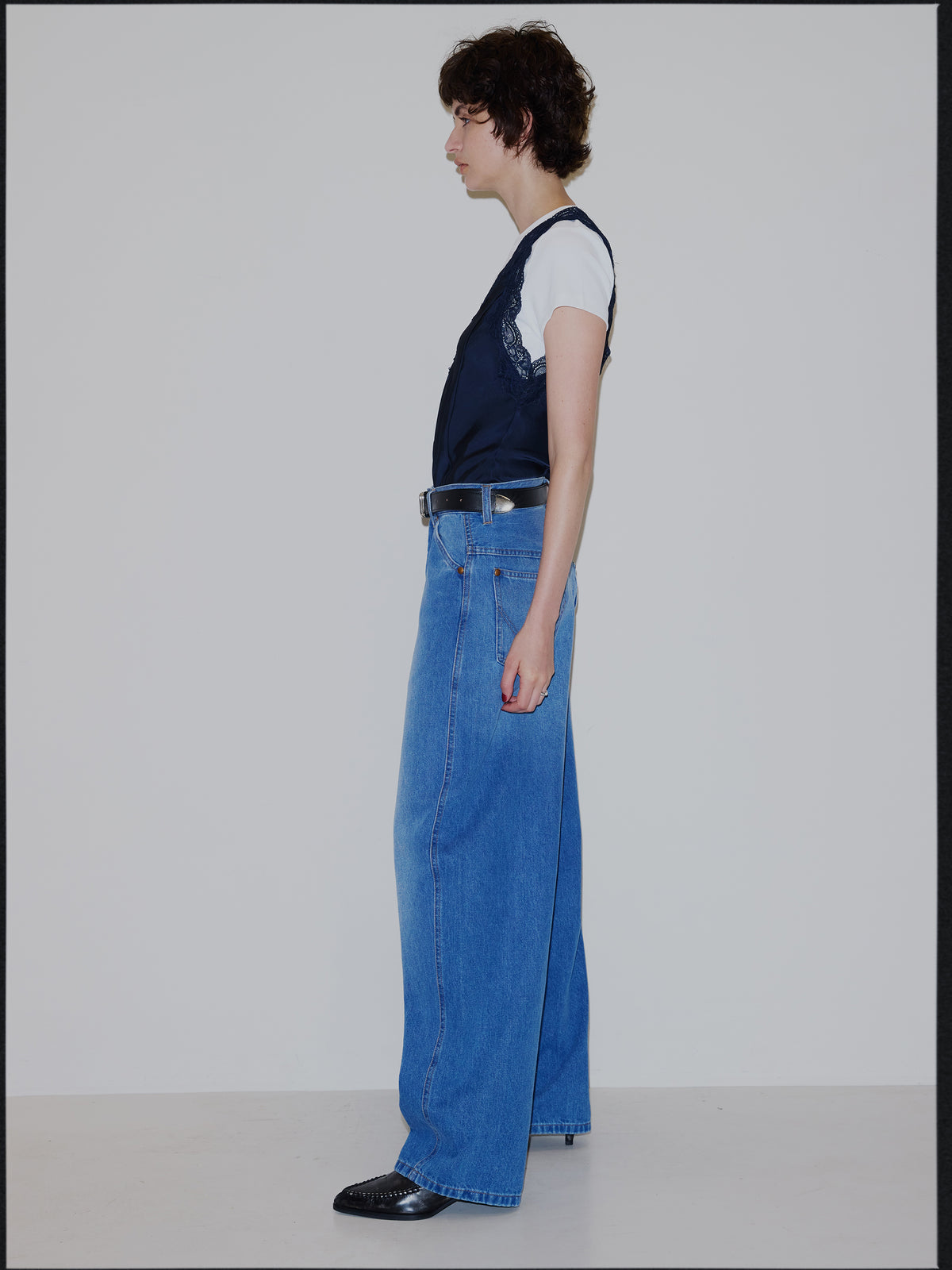 Wrangler×Ameri CURVE DENIM PANTS