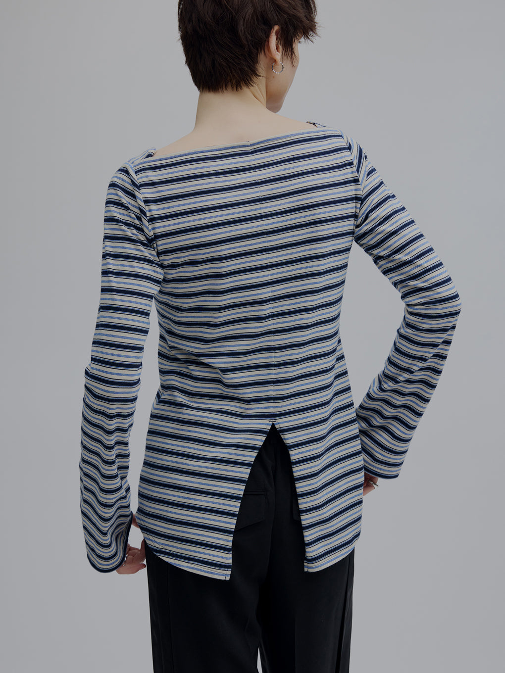 COLORFUL BORDER L/S TOP