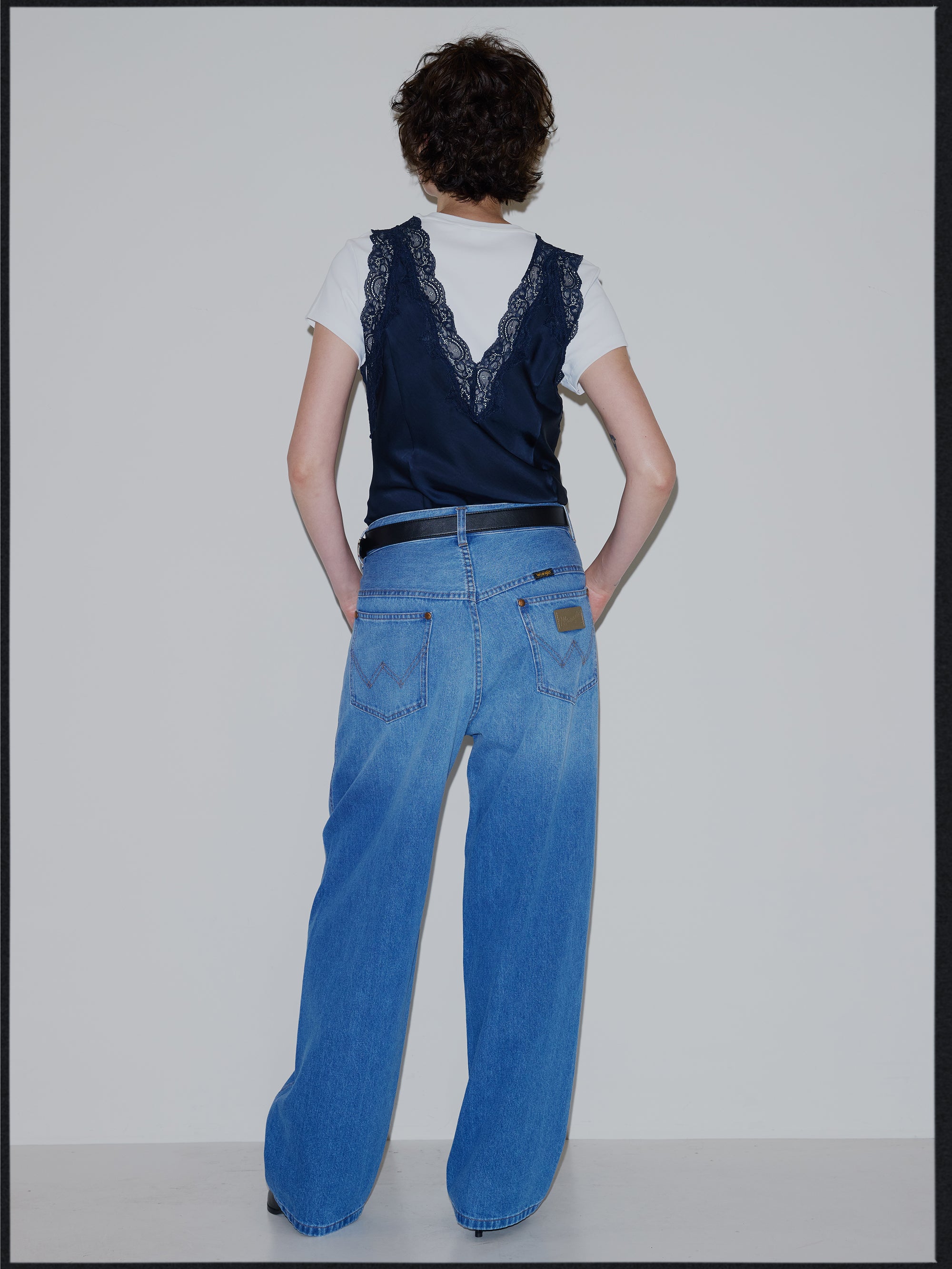 Wrangler×Ameri CURVE DENIM PANTS