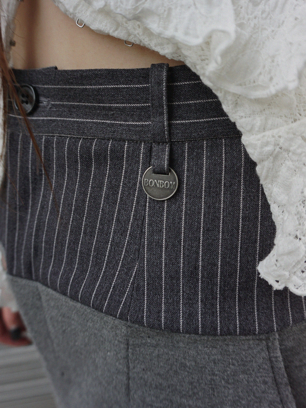 BONBOM×Ameri BONDING PENCIL SKIRT