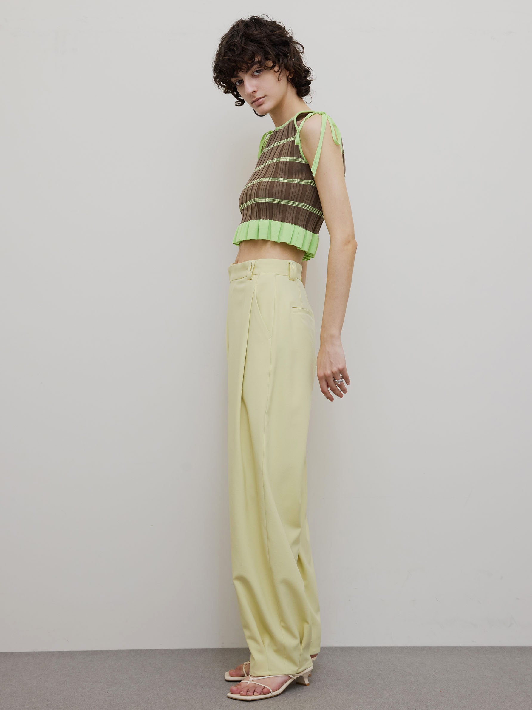 MEDI WIDE TUCK BONTAN PANTS