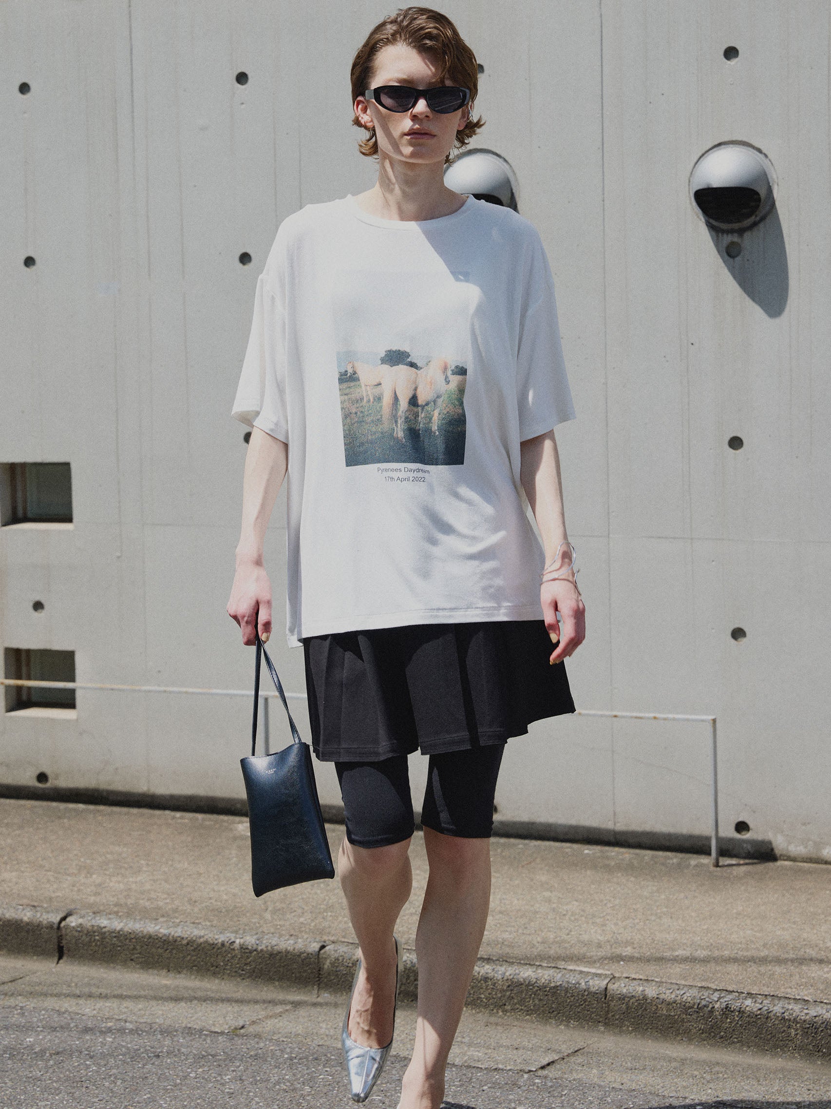 Silvia Conde Oliván×Ameri OVERSIZE TEE