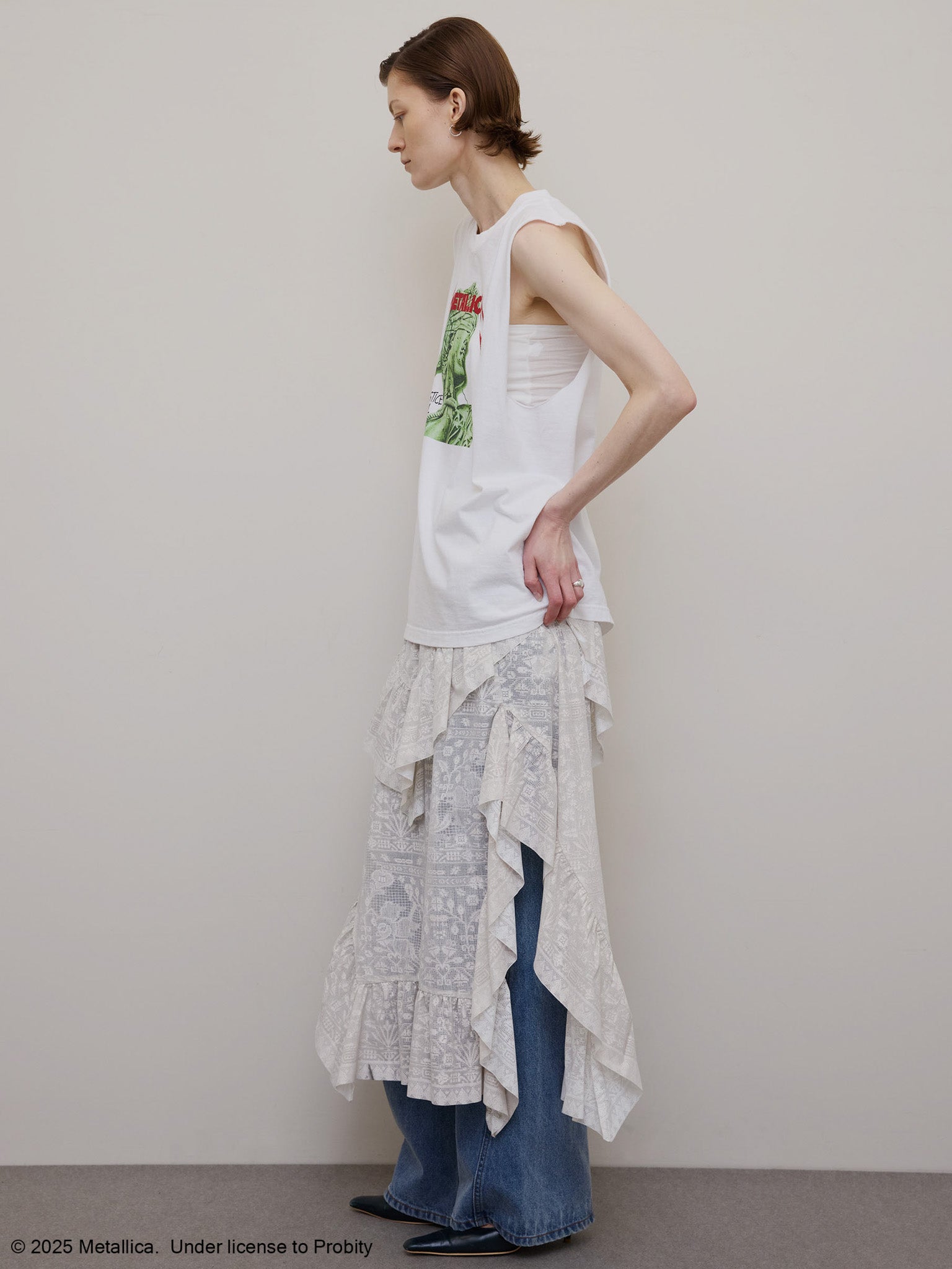MEDI METALLICA WHT NS TEE