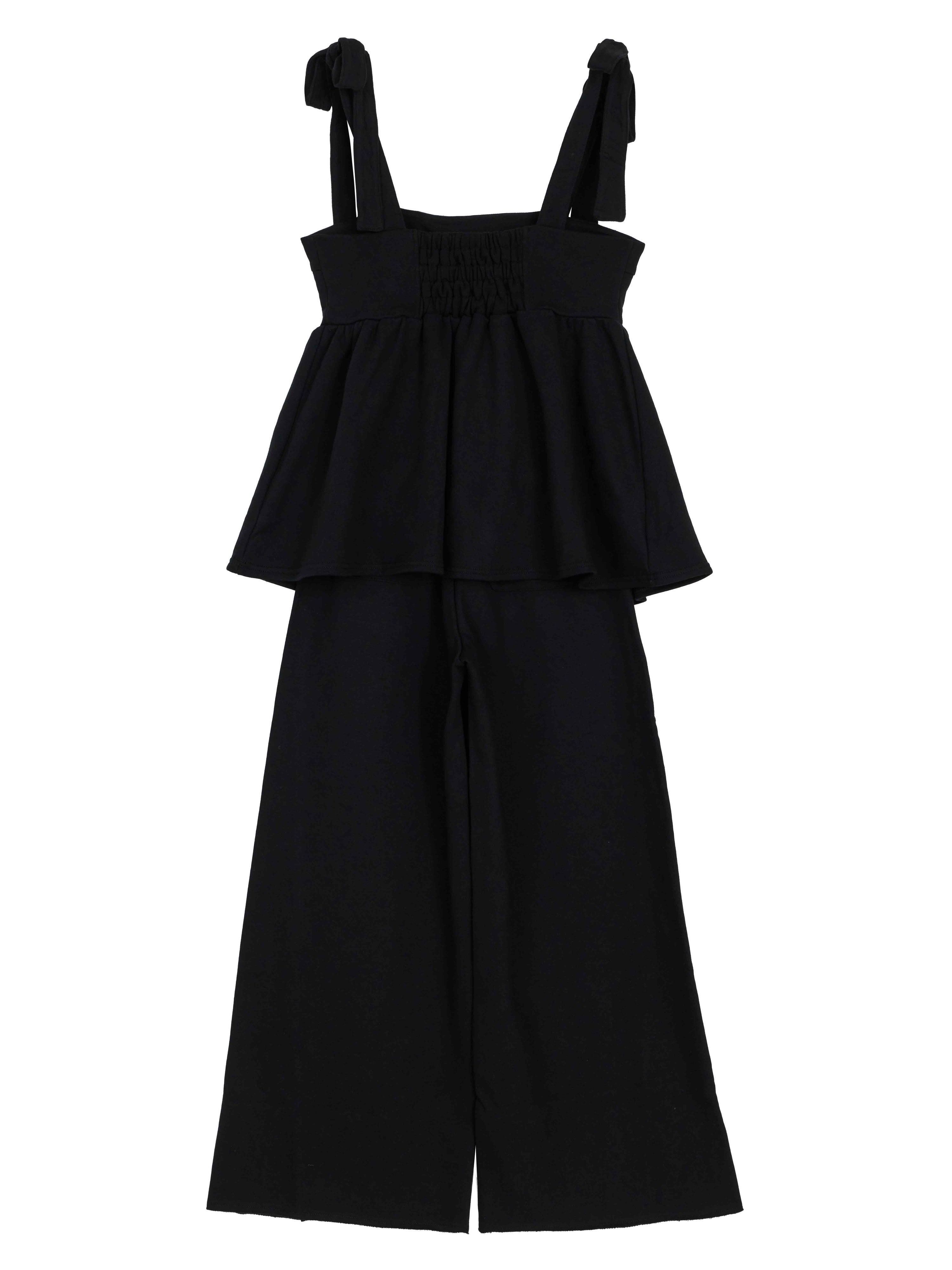 SWEAT PEPLUM SET ROMPERS