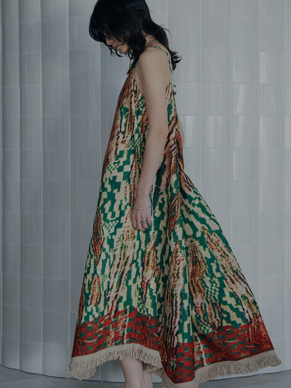 アメリ MEDI EXOTIC PATTERN CAMISOLE DRESS