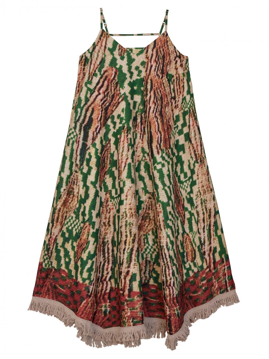 MEDI EXOTIC PATTERN CAMISOLE DRESS