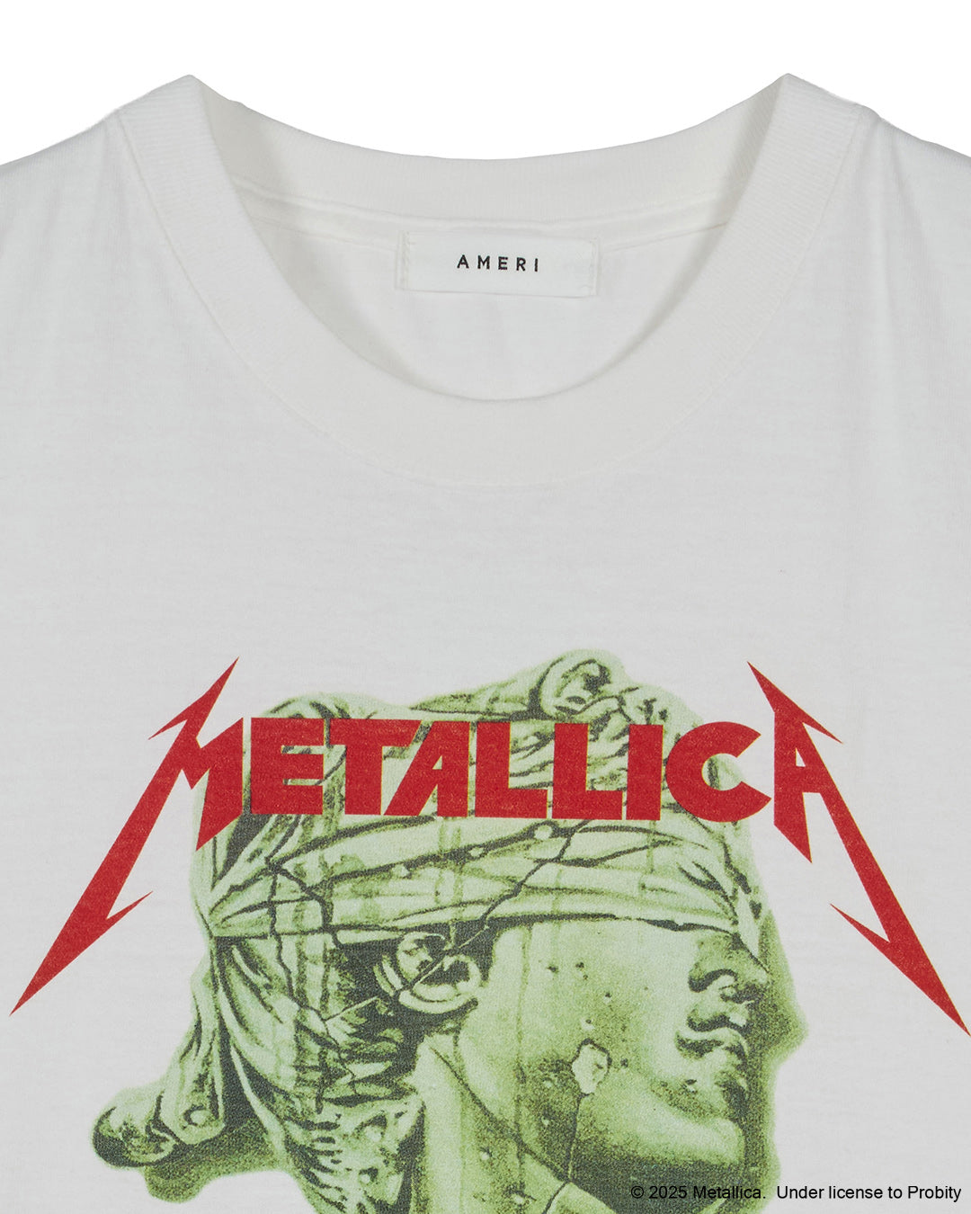 MEDI METALLICA WHT NS TEE