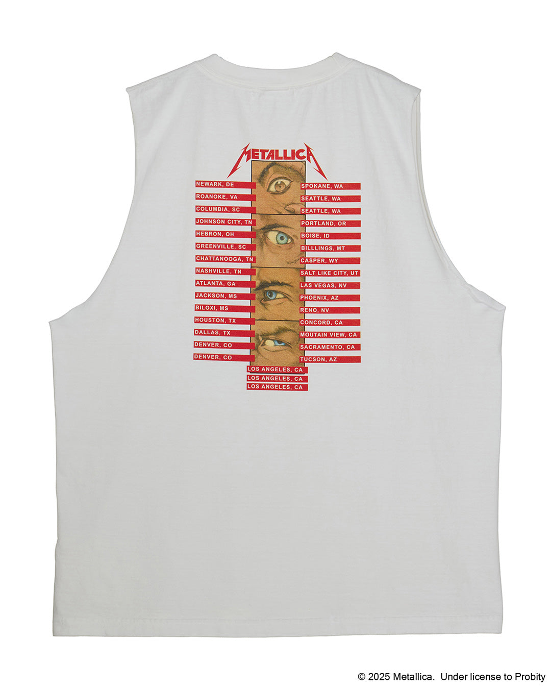 MEDI METALLICA WHT NS TEE