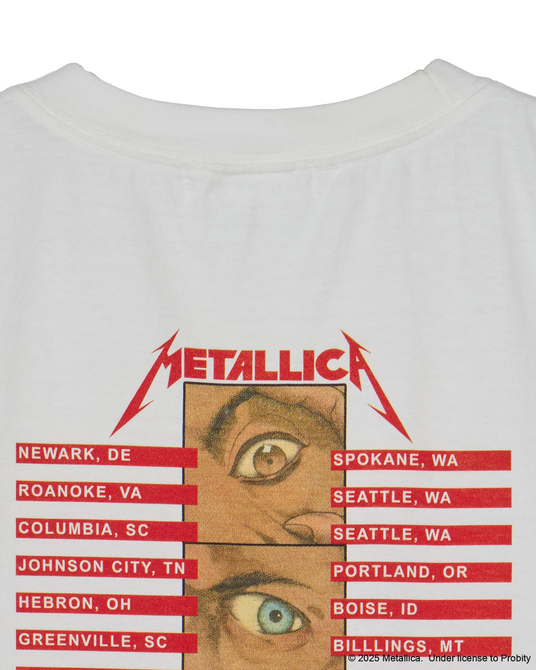 MEDI METALLICA WHT NS TEE