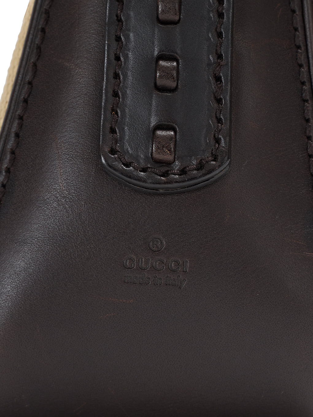 GUCCIキャンバスハンドバッグ