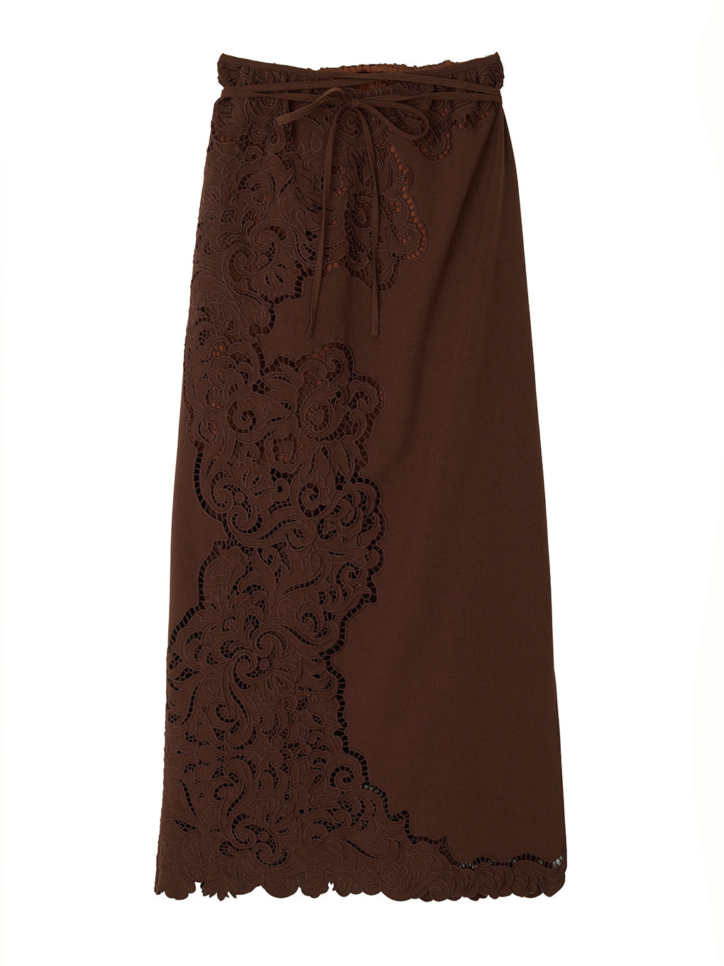 CUTWORK EMBROIDERY RIBBON SKIRT