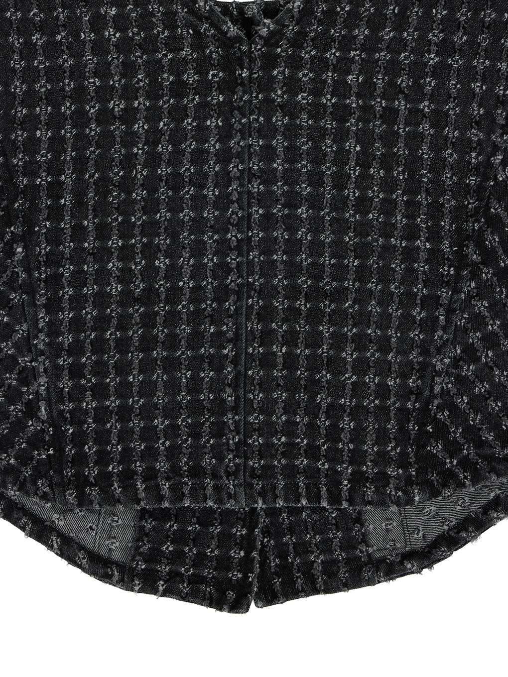 CHECK PROCESSING DENIM VEST