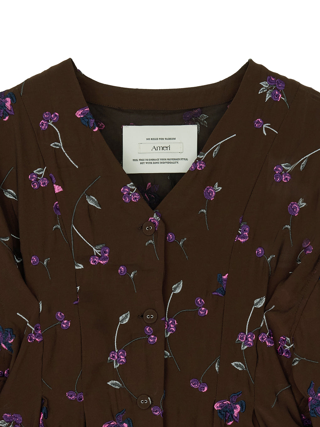LUCIA BERRY EMBROIDERY SEER GOWN