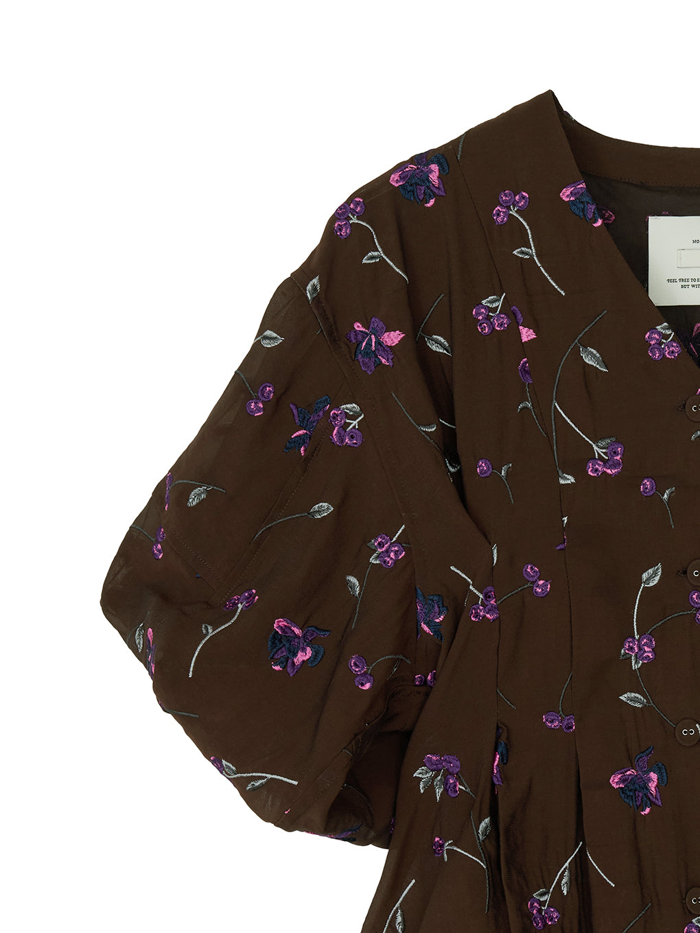 LUCIA BERRY EMBROIDERY SEER GOWN