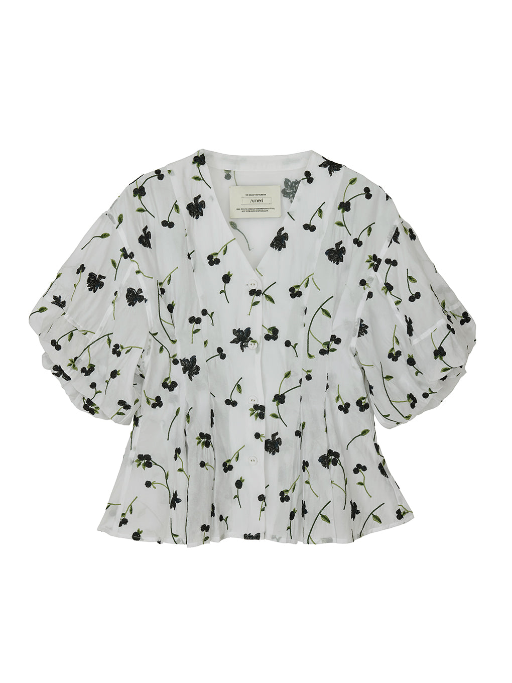LUCIA BERRY EMBROIDERY SEER GOWN