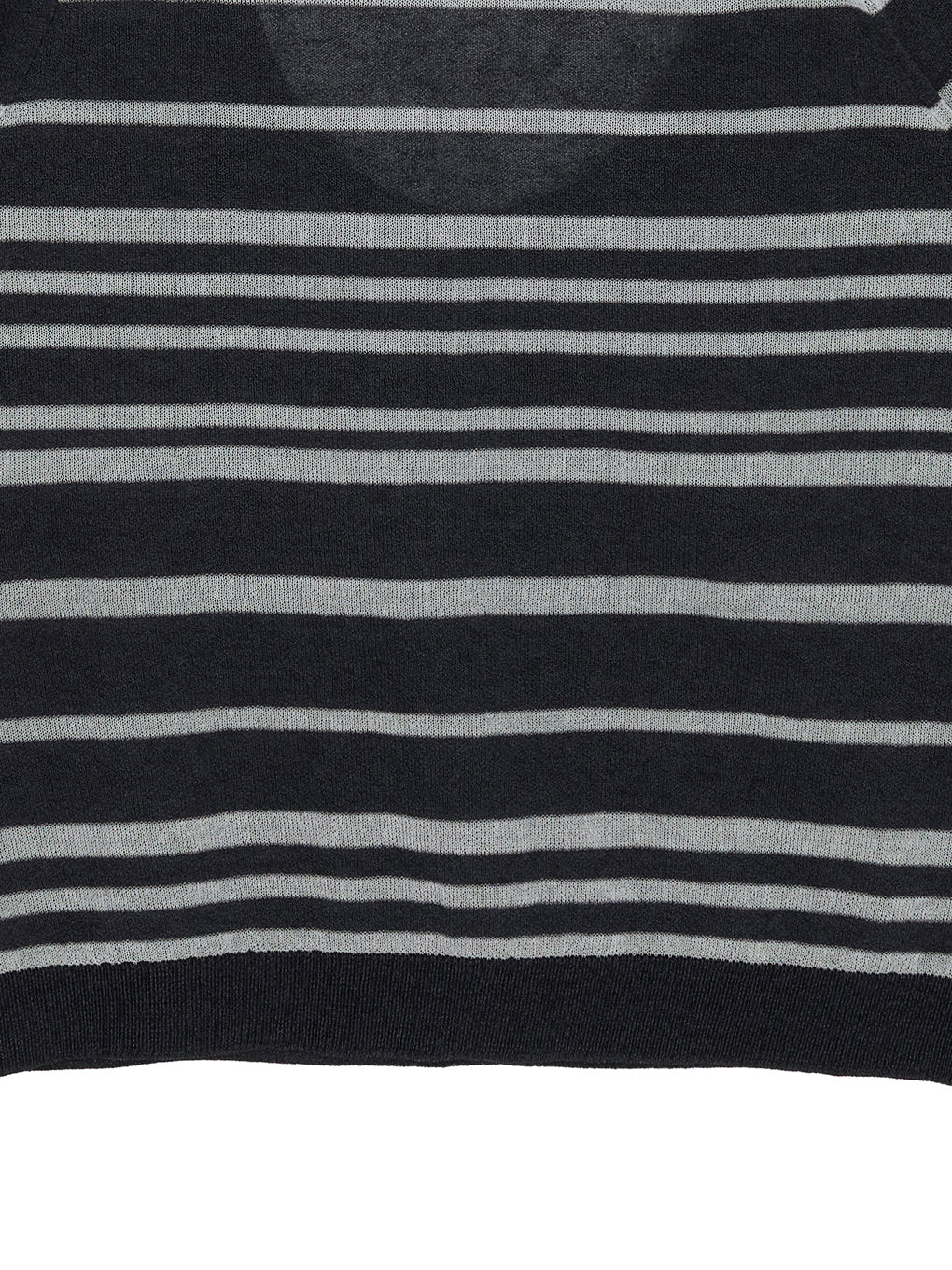 REVERSIBLE SHEER BORDER KNIT TOP