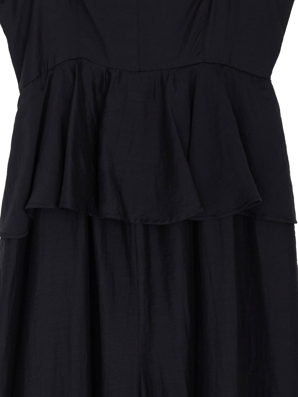 STRUCTURED PEPLUM CAMI ROMPERS