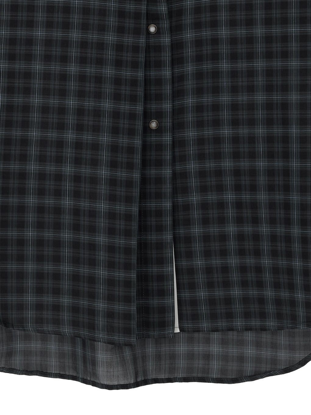 SHEER WAIST MARK OVERSIZE SHIRT
