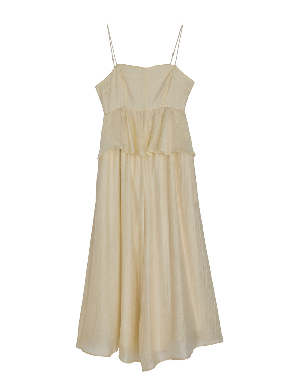 STRUCTURED PEPLUM CAMI ROMPERS