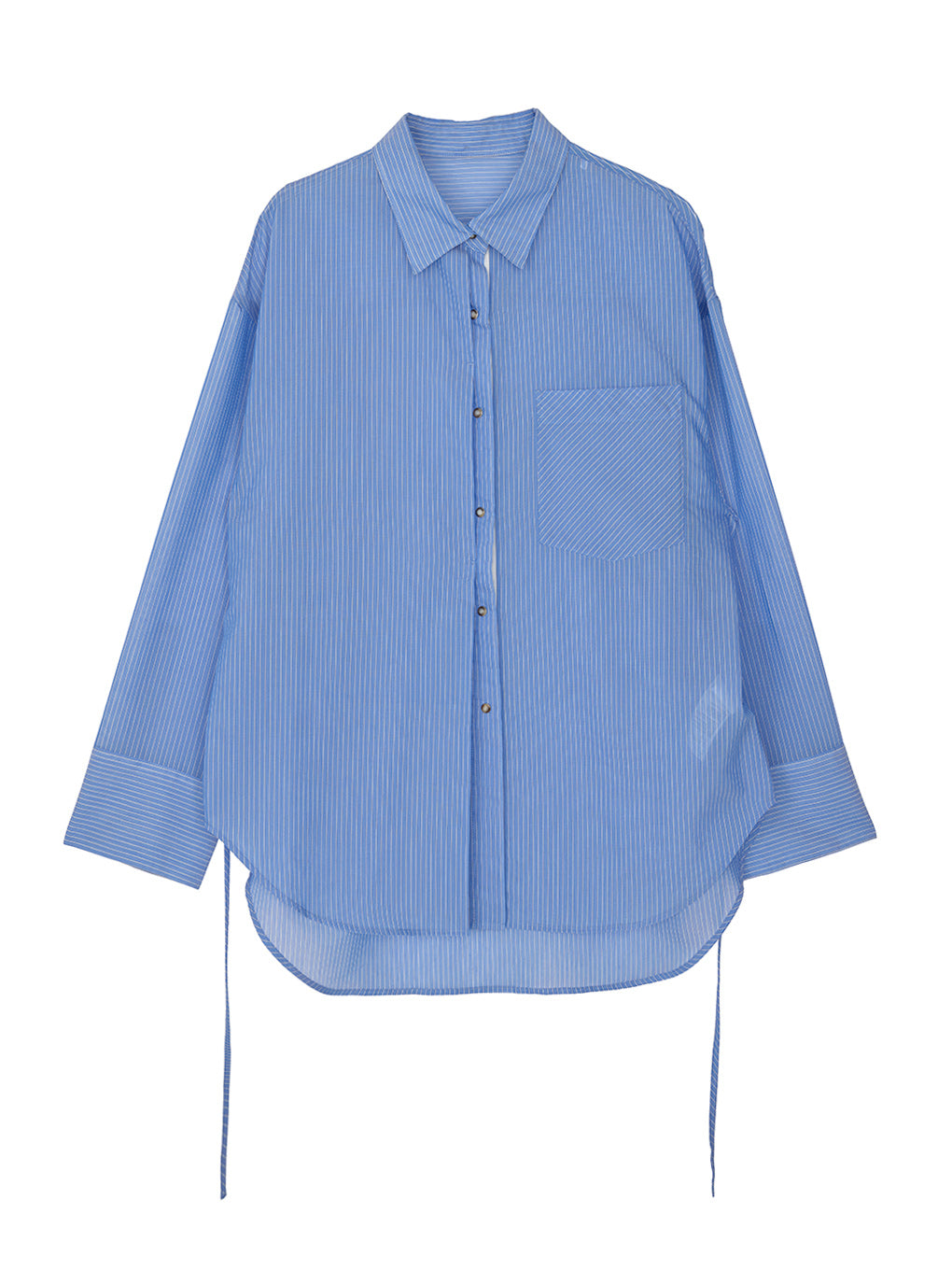 SHEER WAIST MARK OVERSIZE SHIRT